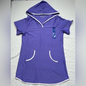 - FREE COUNTRY GIRL’S COVER UP HOODED TOP